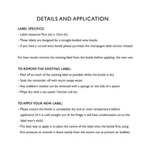 Load image into Gallery viewer, I Can't Be A Bride Without My Bestie By My Side Maid Of Honour Wine Label