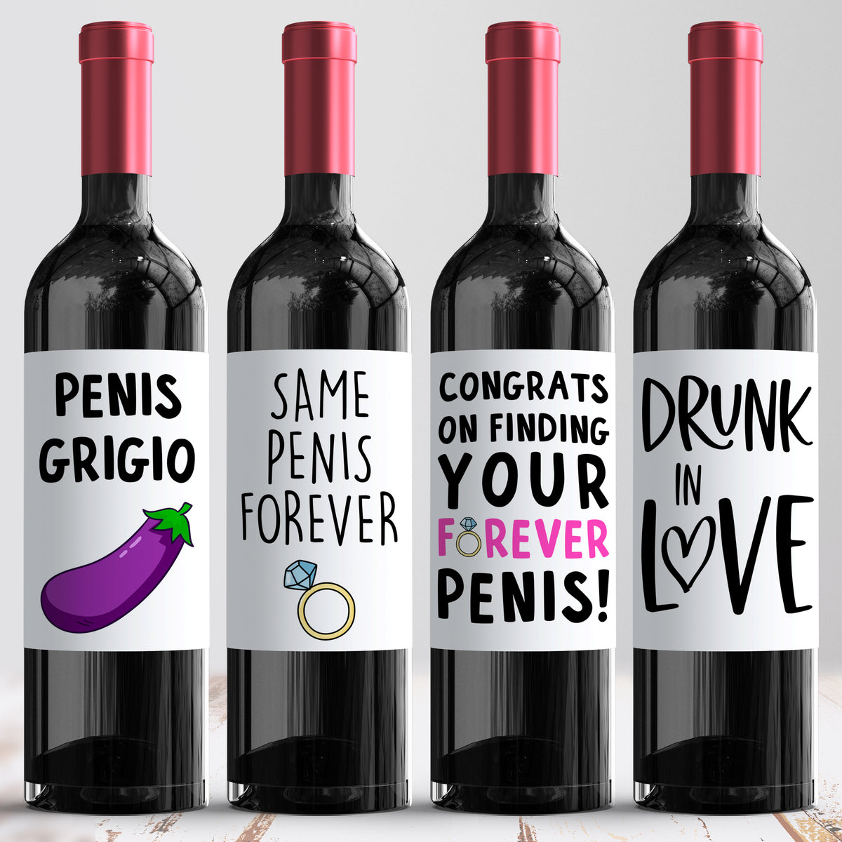 Same Penis Forever Water Bottle Labels – iCustomLabel