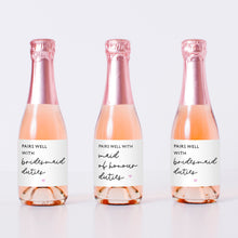 Load image into Gallery viewer, Pairs Well With Bridesmaid Duties Mini Label