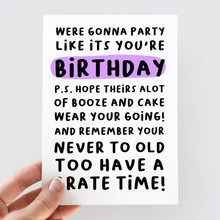 Load image into Gallery viewer, Bad Grammar Birthday Card