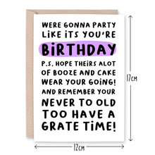Load image into Gallery viewer, Bad Grammar Birthday Card