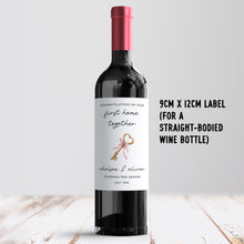 Load image into Gallery viewer, Congratulations On Your First Home Together Wine Label - Smudge &amp; Splash
