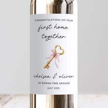 Load image into Gallery viewer, Congratulations On Your First Home Together Wine Label - Smudge &amp; Splash