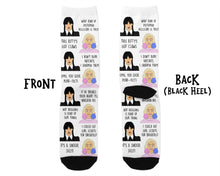 Load image into Gallery viewer, Enid and Wednesday Addams Socks