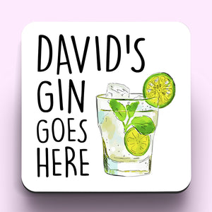Personalised Gin Coaster