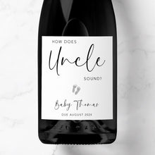 Load image into Gallery viewer, How Does Uncle Sound Baby Prosecco Label