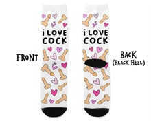 Load image into Gallery viewer, I Love Cock Socks