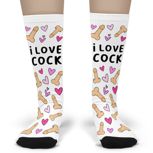 I Love Cock Socks
