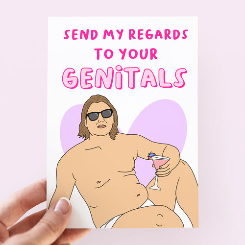 Lewis Capaldi Regards To Your Genitals Card