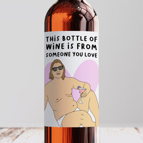 Lewis Capaldi Someone You Love Wine Label