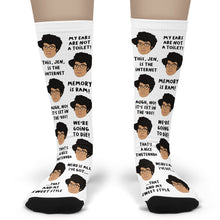 Load image into Gallery viewer, Moss IT Crowd Socks