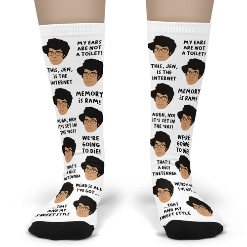 Moss IT Crowd Socks