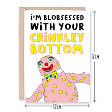 Load image into Gallery viewer, Mr Blobby Crinkley Bottom Card