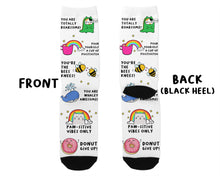 Load image into Gallery viewer, Positivity Socks