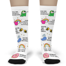 Load image into Gallery viewer, Positivity Socks