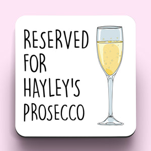 Personalised Prosecco Coaster