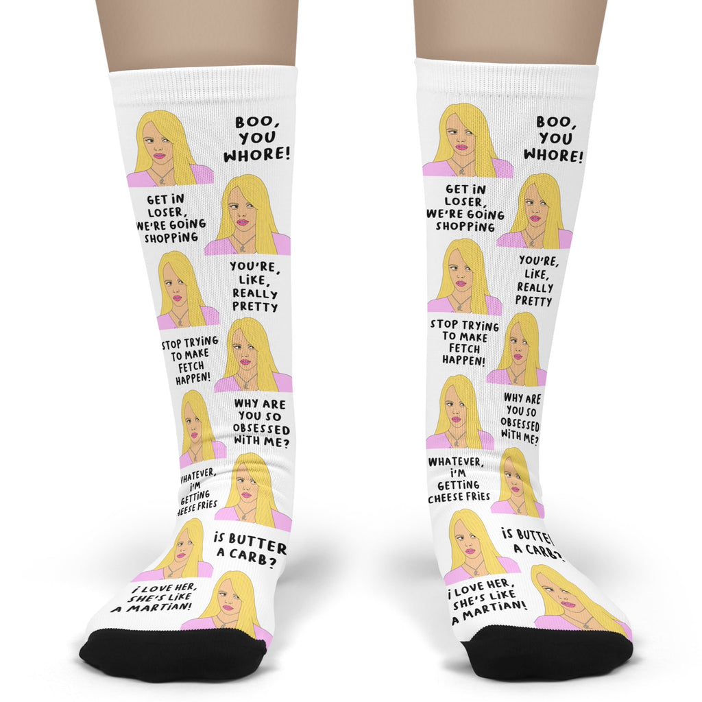 Cool Socks Women's Crew Socks - Mean Girls The Plastics