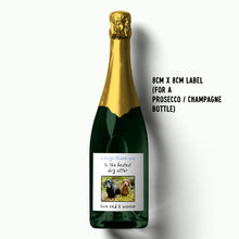 Load image into Gallery viewer, Thank You To The Best Dog Sitter Wine Label - Smudge &amp; Splash