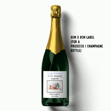 Load image into Gallery viewer, Thank You To Our Amazing Midwife Champagne Label - Smudge &amp; Splash