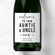 Load image into Gallery viewer, Welcome To Your Auntie &amp; Uncle Era Prosecco Label