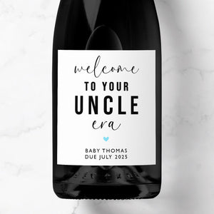 Welcome To Your Uncle Era Prosecco Label