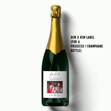 Load image into Gallery viewer, Will You Be My Bridesmaid Photo Wine Label - Smudge &amp; Splash