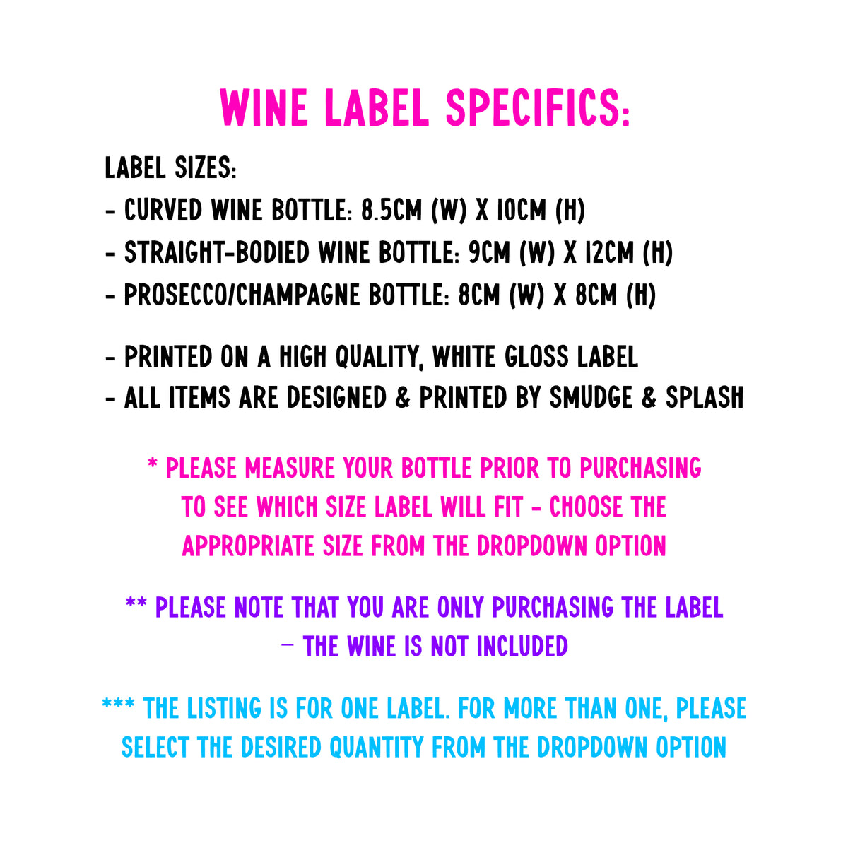 Thank You To The Best Dog Sitter Wine Label