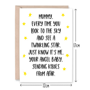 Angel Baby Mummy Card