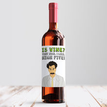 Load image into Gallery viewer, Borat Wine Label - Smudge &amp; Splash