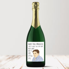 Load image into Gallery viewer, You Won, Jane Come Dine With Me Prosecco Champagne Label