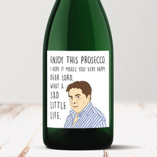 Load image into Gallery viewer, You Won, Jane Come Dine With Me Prosecco Champagne Label