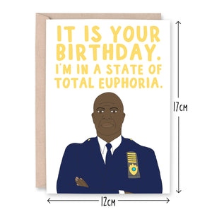 Captain Holt Birthday Card