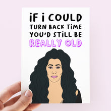 Load image into Gallery viewer, Cher Birthday Card - Smudge &amp; Splash