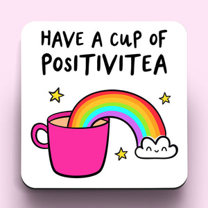 Cup Of Positivitea Coaster