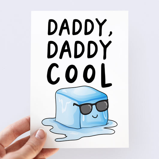 Daddy Cool Card - Smudge & Splash