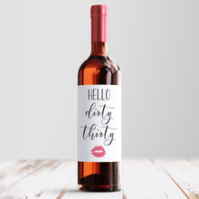 Load image into Gallery viewer, Dirty Thirty Birthday Wine Label