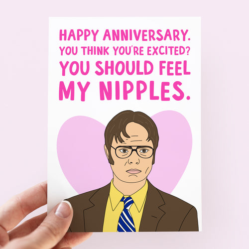 Dwight Schrute Anniversary Card