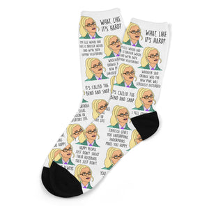 Elle Woods Legally Blonde Socks