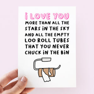More Than All The Stars In The Sky Card