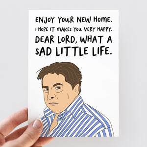 Peter Marsh Come Dine With Me New Home Card