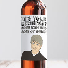 Load image into Gallery viewer, Father Ted Birthday Wine Label