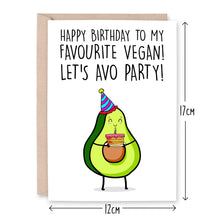 Load image into Gallery viewer, Happy Birthday To My Favourite Vegan Card