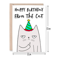 Load image into Gallery viewer, Happy Birthday From The Cat Card