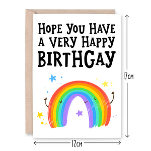 Happy Birthgay Card - Smudge & Splash