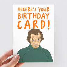 Load image into Gallery viewer, The Shining Birthday Card - Smudge &amp; Splash