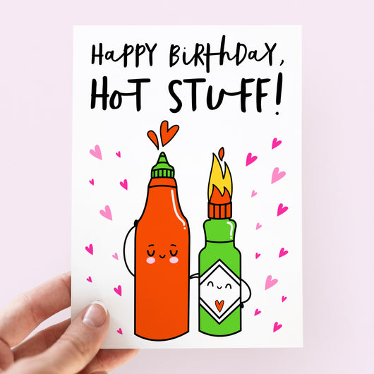 Happy Birthday Hot Stuff Card