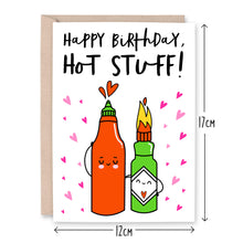 Load image into Gallery viewer, Happy Birthday Hot Stuff Card