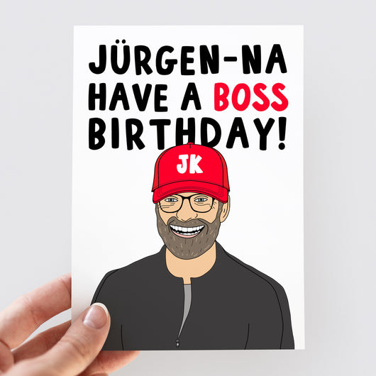 Jurgen Klopp Birthday Card
