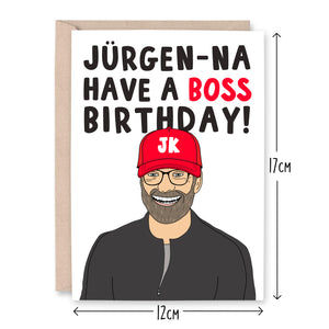 Jurgen Klopp Birthday Card