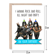 Load image into Gallery viewer, Kiss Birthday Card - Smudge &amp; Splash